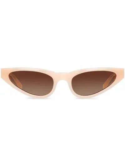 Magda Butrym Glasses In Pink Silver Mocha Grad