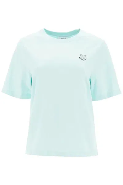 Maison Kitsuné Bold Fox Head T-shirt In Blue