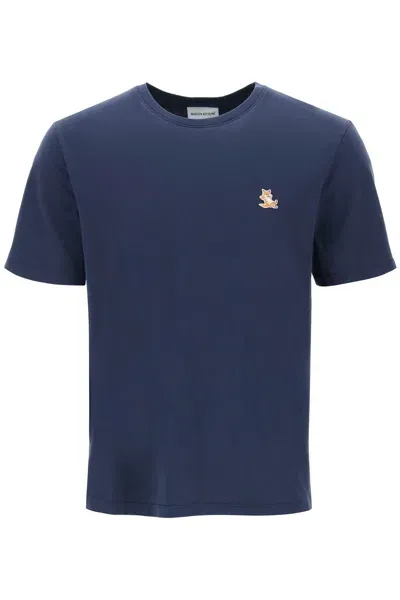 Maison Kitsuné Chillax Fox T-shirt In Blue