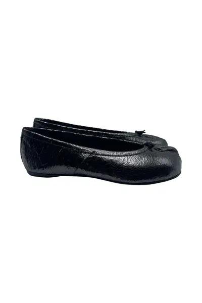 Maison Margiela Tabi Ballerinas Broken Mirror Shoes In Black