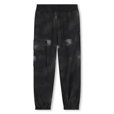 Marc Jacobs Kids' Pantaloni Effetto Vissuto In Black