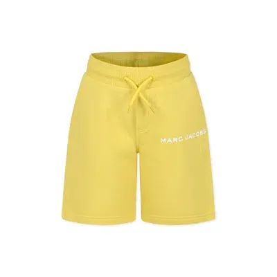 Marc Jacobs Yellow Shorts For Kids With Logo