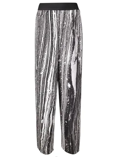 Maria Calderara Wide And Long Pants In Multicolor