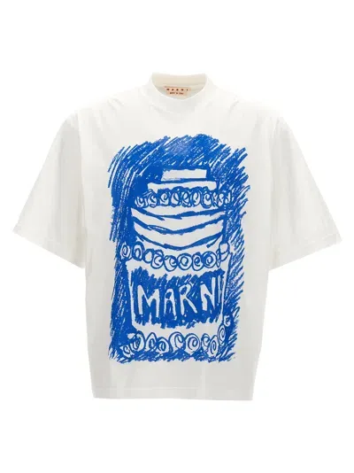 Marni 30th Anniversary T-shirt In White