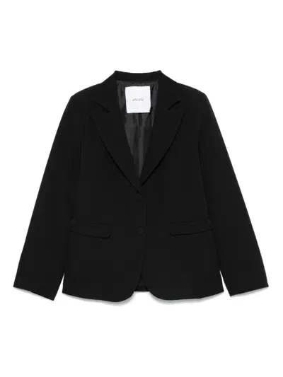 Miss Grant Kids' Notched-lapels Blazer In Black