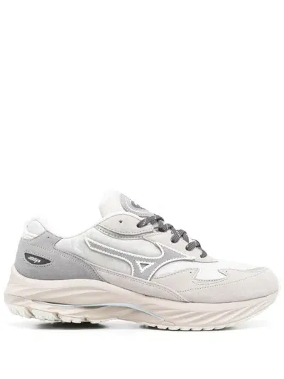 Mizuno Wave Rider Sneakers In Grey