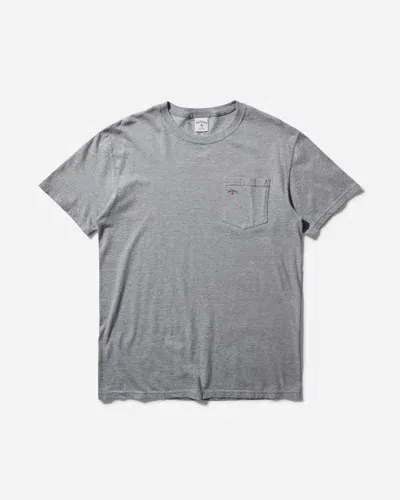 Noah Men S Core Logo Pocket T-shirt Heather In Grey