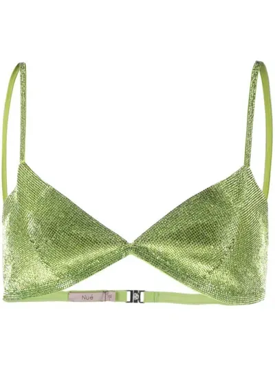 Nué Triangle Bra In Green