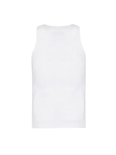 Off-white Logo Tank Top In White/black