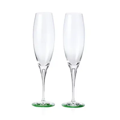 Orrefors Intermezzo Champagne Glass, Set Of 2 In Transparent