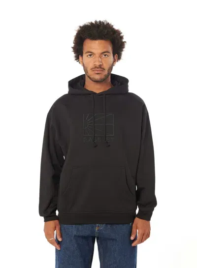 Paccbet Men Logo Hoodie Knit In Black