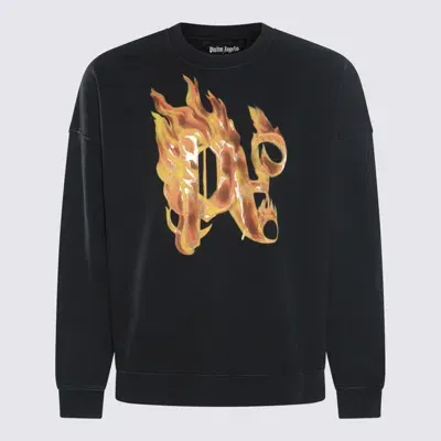 Palm Angels Black Cotton Sweatshirt