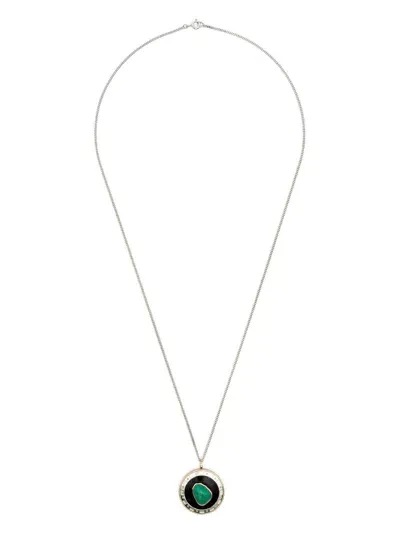 Pascale Monvoisin 9k Yellow Gold Stromboli No. 1 Necklace In Silver