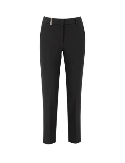 Peserico Trousers In Black  