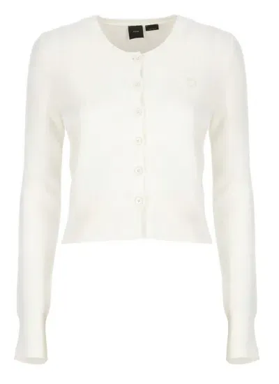 Pinko Carattere Sweater In White