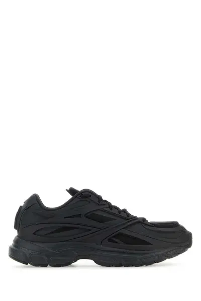 Reebok Black Fabric And Rubber Premier Road Modern Sneakers