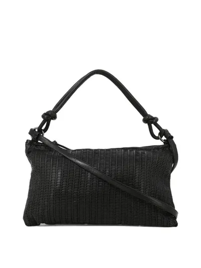 Reptile's House "lune" Shoulder Bag In Black