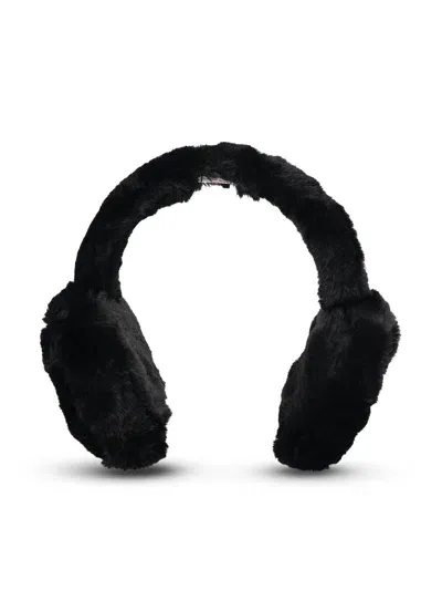 Roger Vivier Embellished Earmuffs In Black