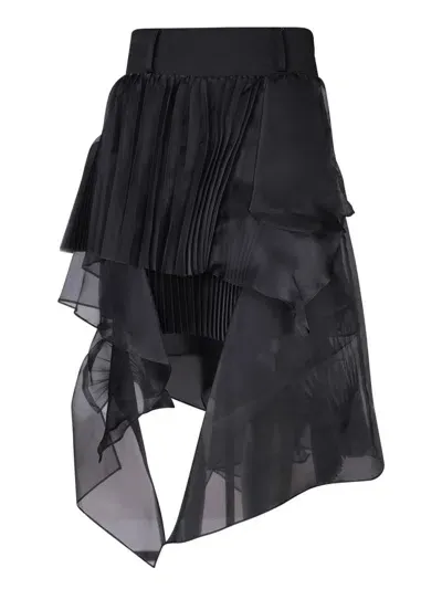 Sacai Skirts In Black