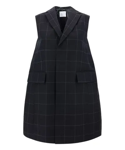 Sacai Waistcoat In Black