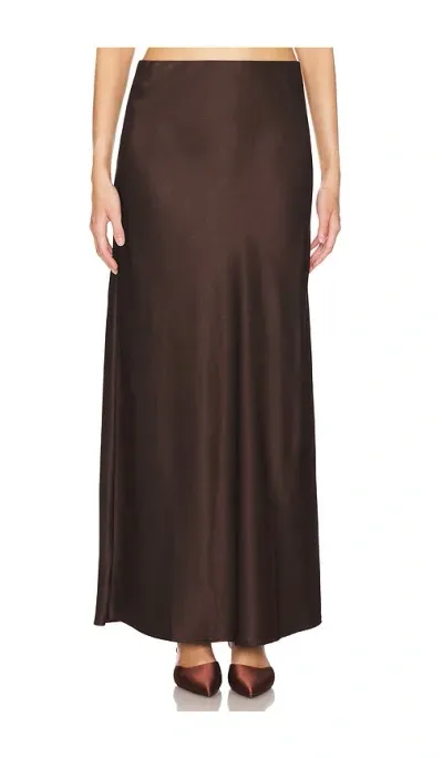 Sanctuary Everyday Maxi Skirt In Coffee