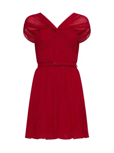 Self-portrait Dress In Red