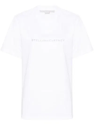 Stella Mccartney Logo-print Cotton T-shirt In White