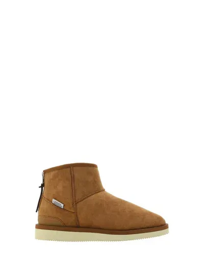 Suicoke Ankle Boots In Brown