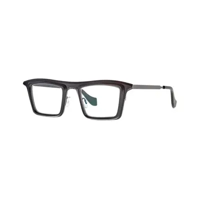 Theo Eyewear Trellis 001 Black+black Matte1