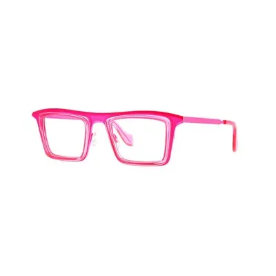 Theo Eyewear Trellis 013 Transparent+fluo Pink13