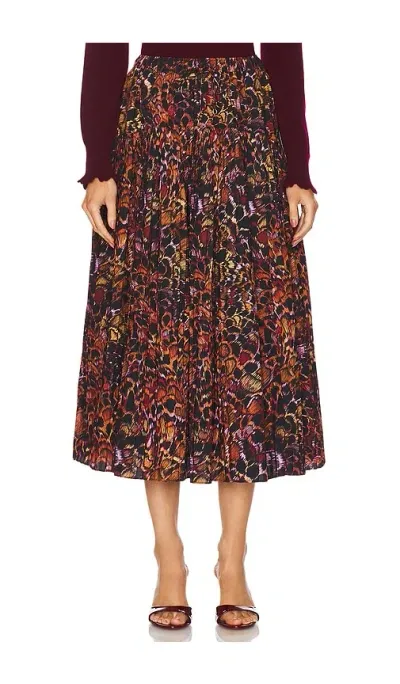 Ulla Johnson Ileida Skirt In Rosefinch