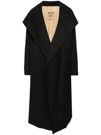 Uma Wang Cardigan Coat. Clothing In Black