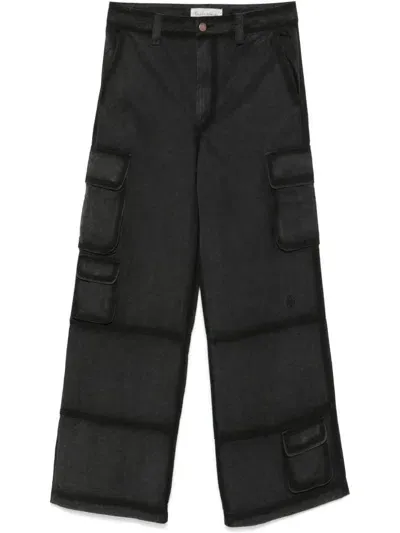 Untitled Artworks Cargo Field Trousers In Black