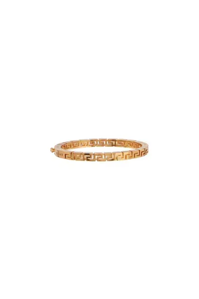 Versace Greek Rigid Bracelet In Gold