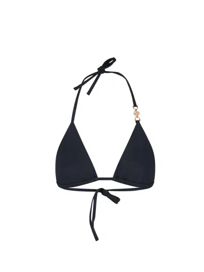 Versace Medusa 95 Bikini Top In Black