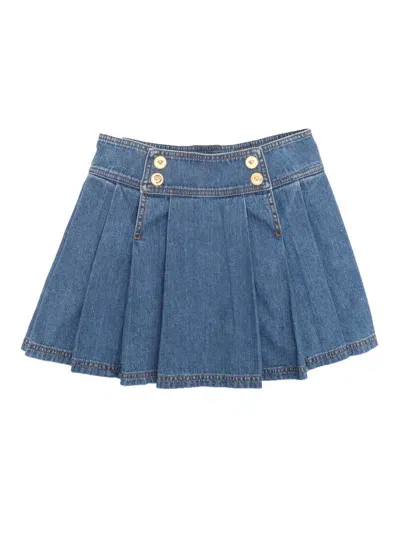 Versace Kids' Skirt In Blue