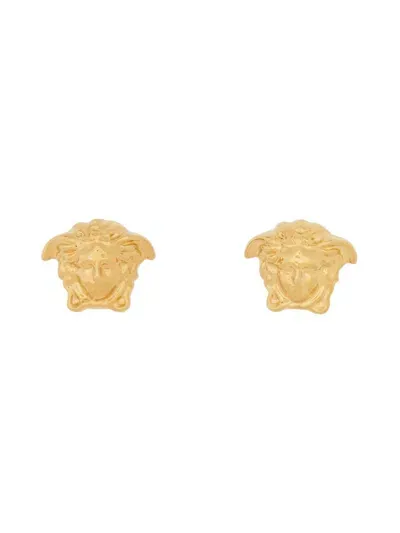 Versace Women "jellyfish" Button Earrings In Gold