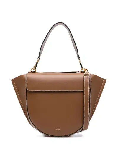 Wandler Medium Hortensia Leather Bag In Brown