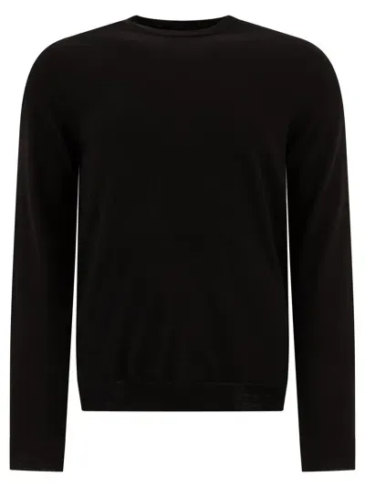 Zanone Flexwool Sweater In Black