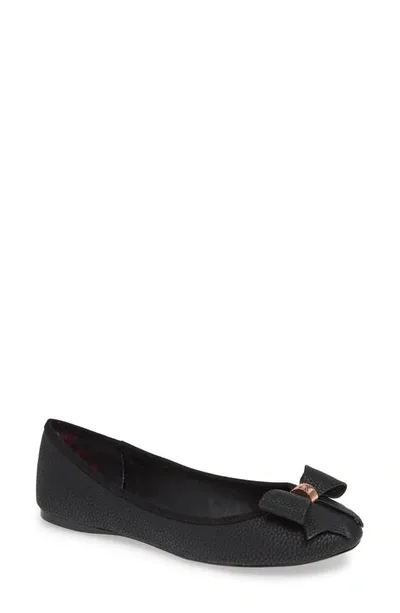 Ted Baker Sually Flat In Black