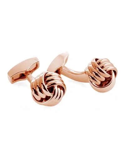 Tateossian Rose Gold-tone Knotted Cufflinks