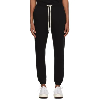 John Elliott La Drawstring Sweatpants In Black