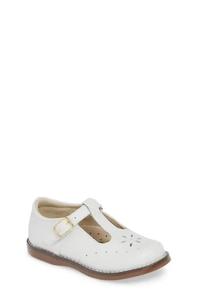 Footmates Kids' Sherry Mary Jane In White