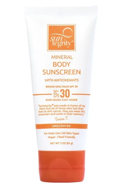 Suntegrity Unscented Mineral Sunscreen For Body Broad Spectrum Spf 30