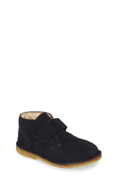 Naturino Kids' Boys Navy Blue Suede Boots