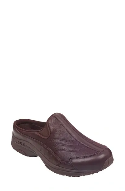 Easy Spirit Traveltime Clog Sneaker In Wine