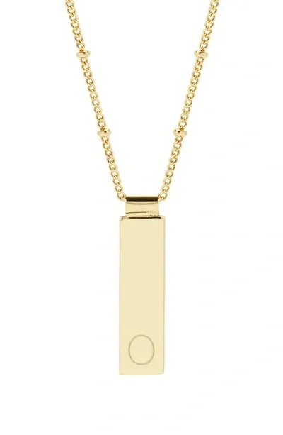 Brook & York Maisie Initial Pendant Necklace In Gold O