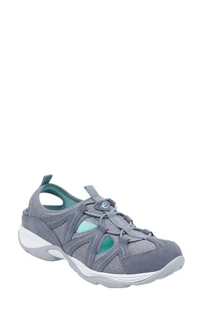 Easy Spirit Women's Earthen Walking Shoes Women's Shoes In Gray Aqua