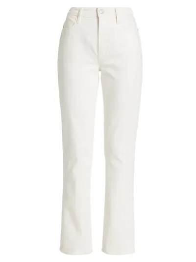 Frame Le Super High Straight-leg Jeans In Natural