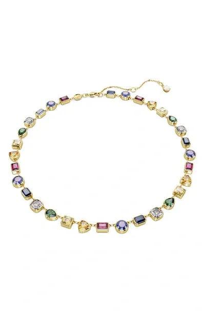 Swarovski Stilla Mixed Crystal Necklace In Neutral